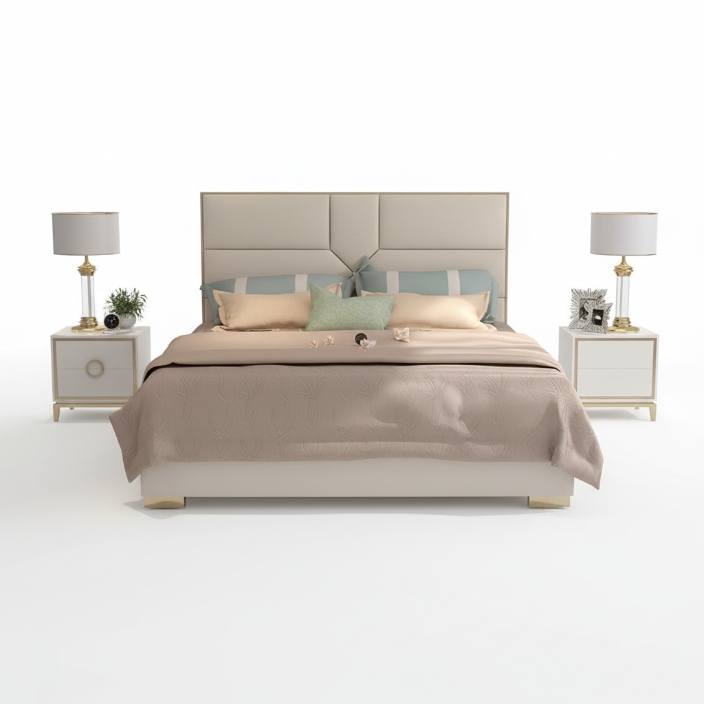 Bett Polster Design Luxus Hotel Betten Ehe 180x200cm Schlaf Zimmer