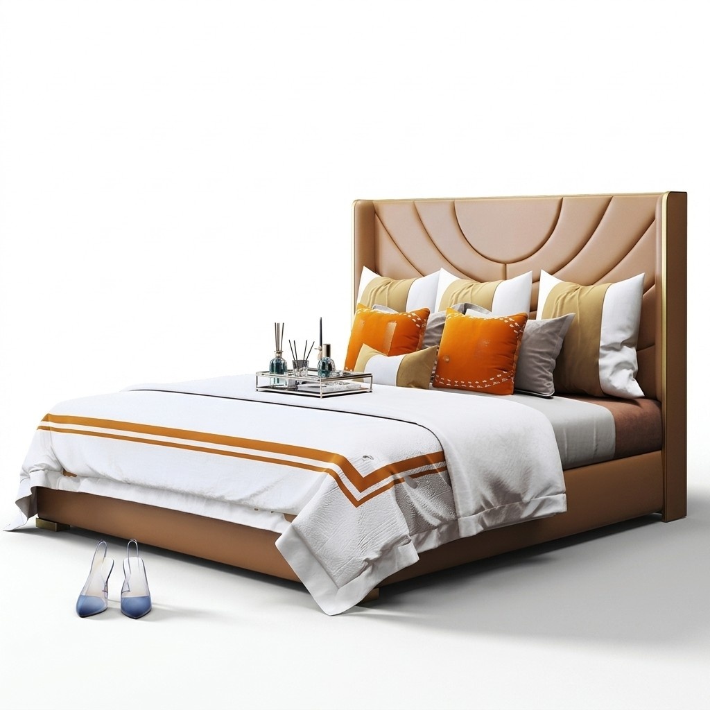 Bett Polster Design Luxus 180x200cm Doppel Hotel Betten Ehe Schlaf