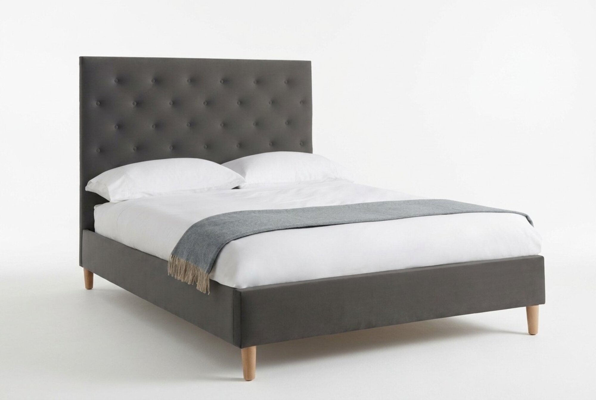 Bett Polster Design Luxus Doppel Hotel Betten Schlaf Zimmer Chesterfield