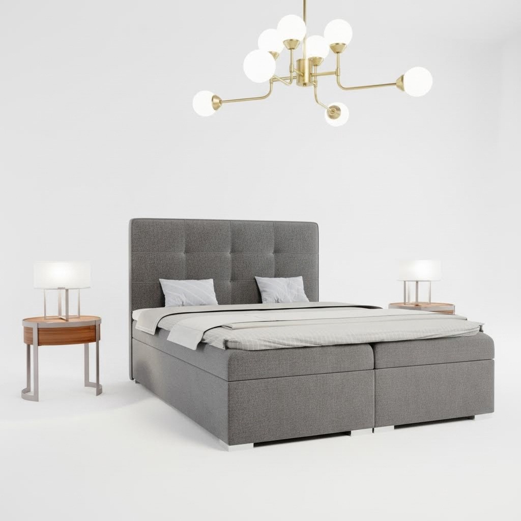 Bett Schlafzimmer Luxus Textil MÃ¶bel PolstermÃ¶bel Stil Boxspringbett