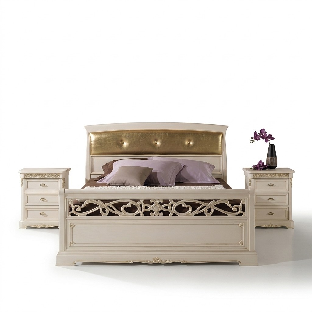 Bett Schlafzimmer MÃ¶bel Einrichtung Komplettes Set Doppel Sets Betten 3 tlg.