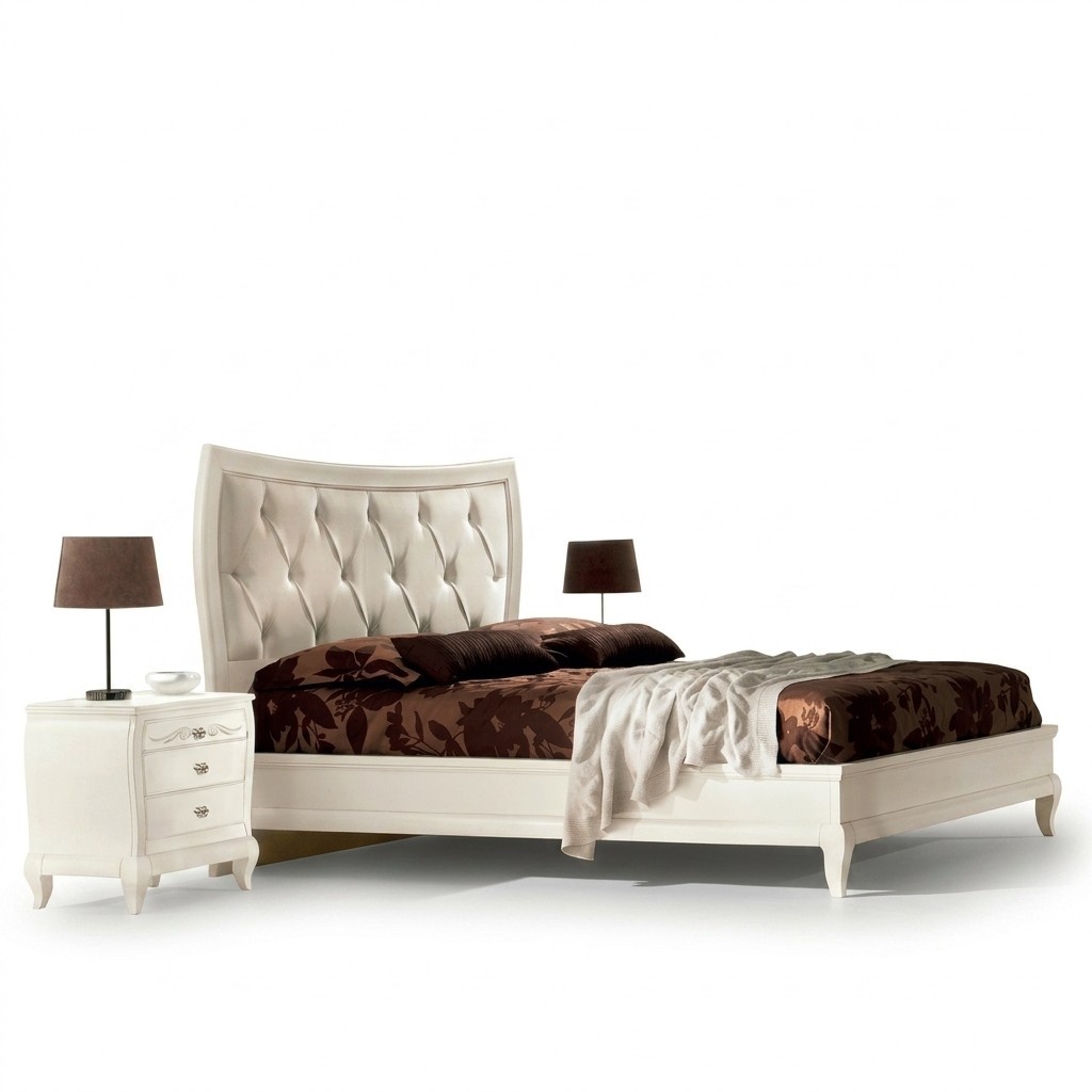 Bett Schlafzimmer Set Bett 2x Nachttisch Holz Klassische Italienische MÃ¶bel 3tlg