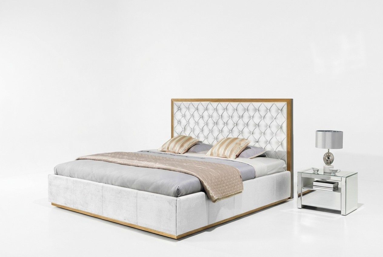 Bett Textil Schlafzimmer Design MÃ¶bel Modern Luxus Betten Bettgestell 140x200