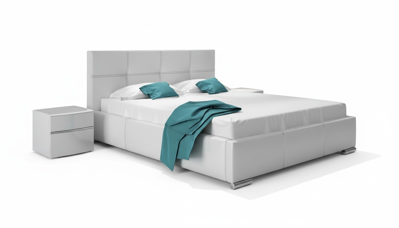 Bettrahmen Design Doppel Hotel Modern Bett Schlafzimmer Betten WeiÃ Neu