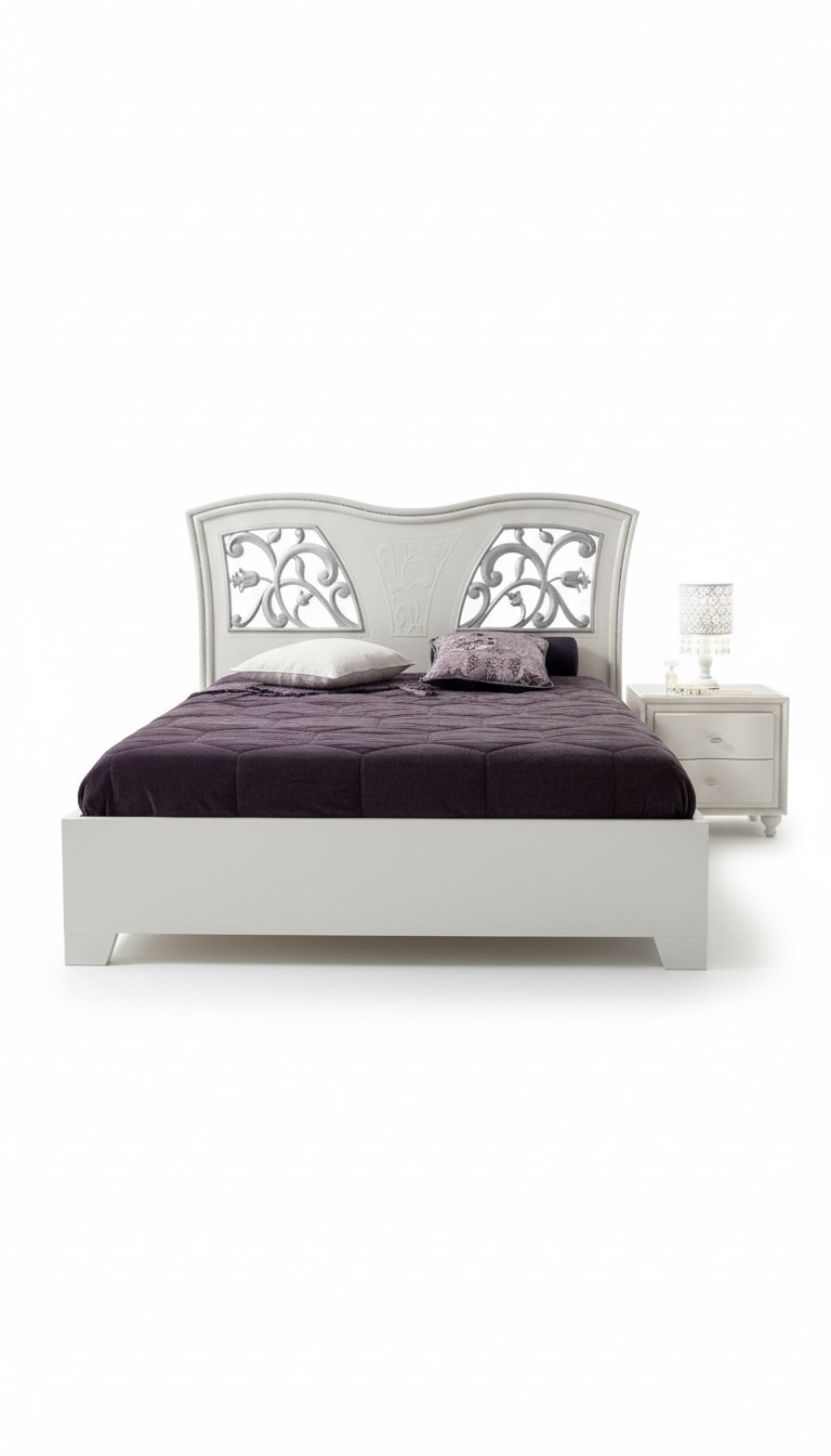 Bettrahmen Holz Doppel Schlafzimmer WeiÃ Modern Doppelbett MÃ¶bel Bett Betten Neu