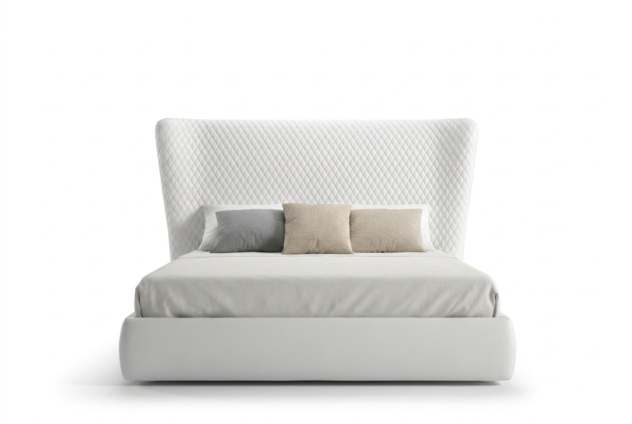 Bettrahmen MÃ¶bel Design Doppelbett Luxus Schlafzimmer Holz Kunstleder Bett Neu
