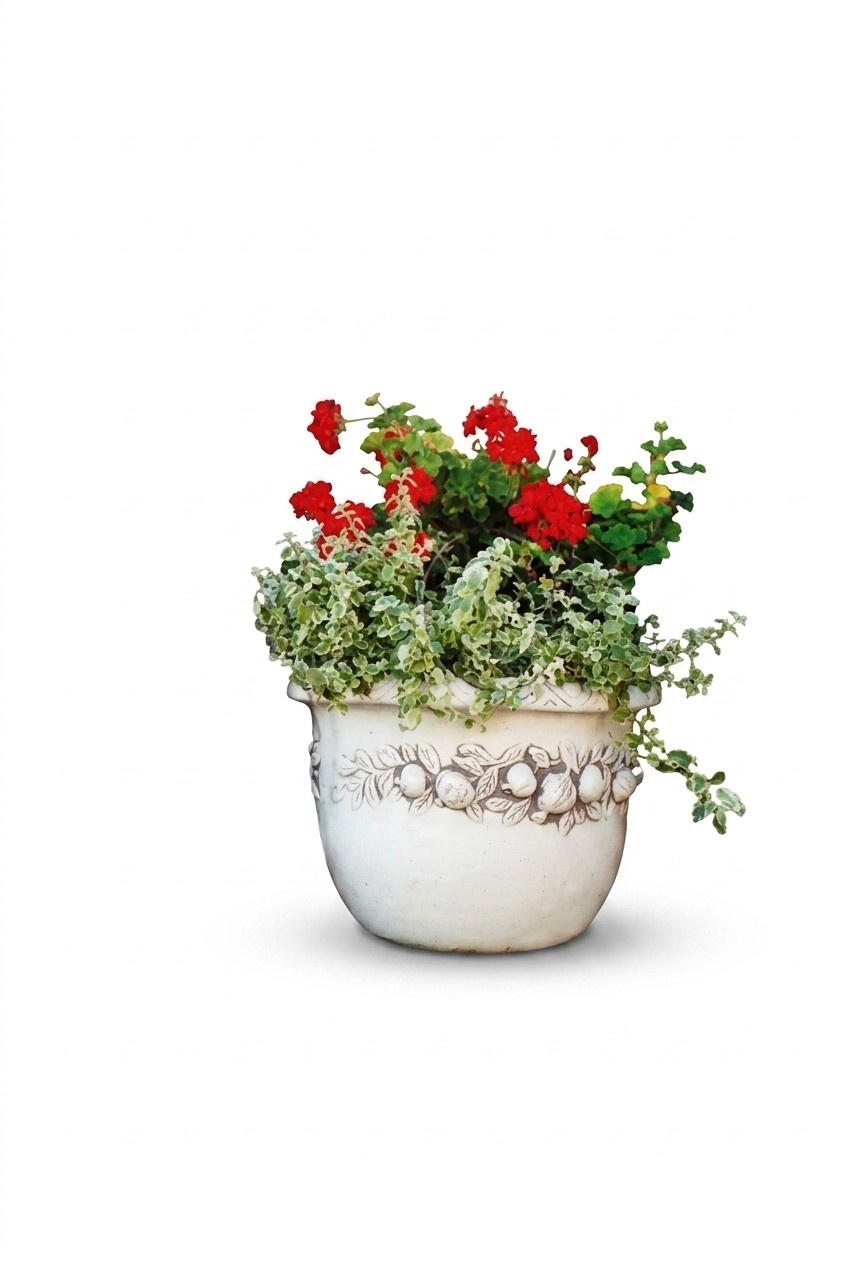 BlumenkÃ¼bel Pflanz KÃ¼bel Dekoration Figur Natur Vasen Garten BlumentÃ¶pfe