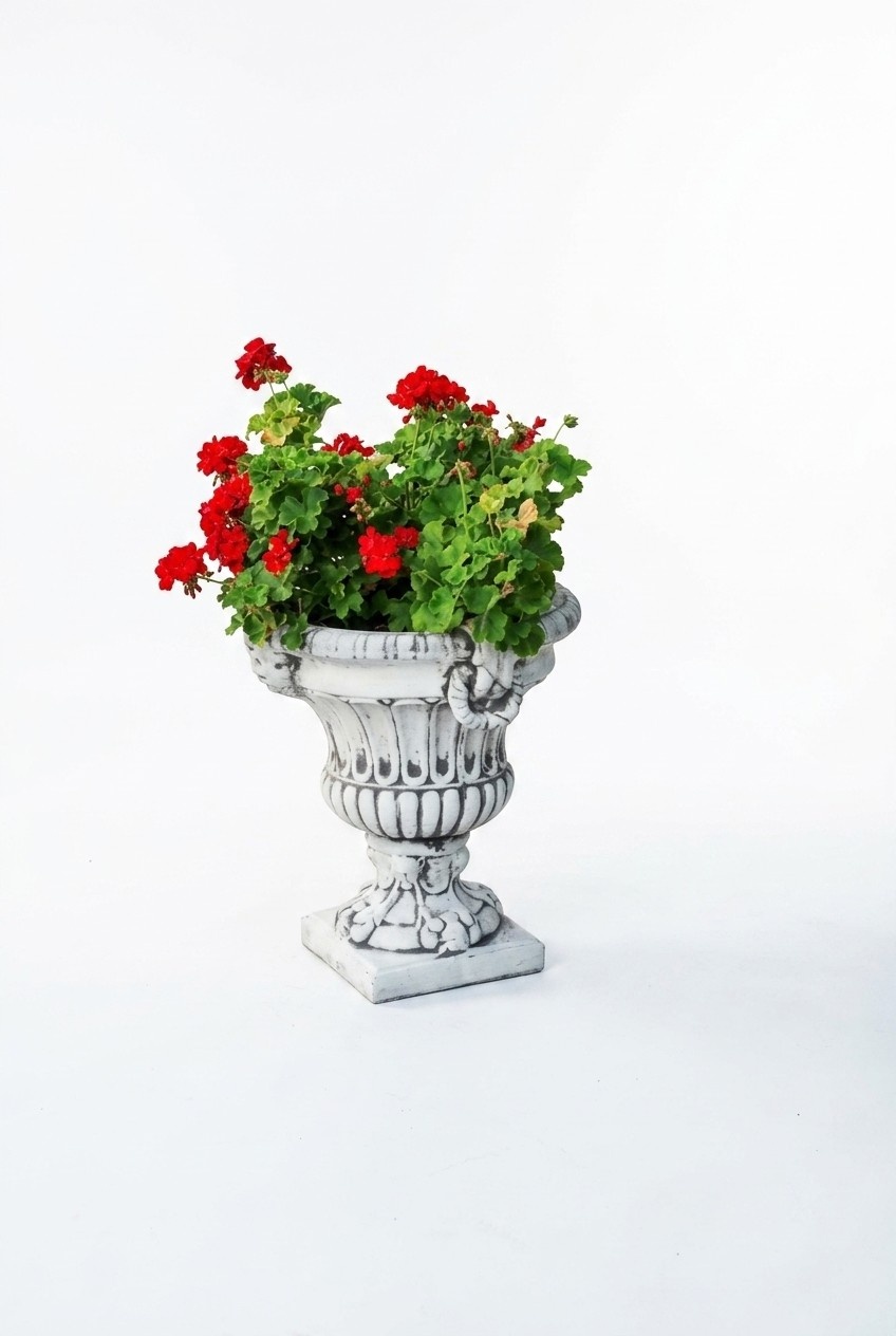 BlumenkÃ¼bel Pflanz KÃ¼bel Dekoration Figur BlumentÃ¶pfe Vasen Garten Natur