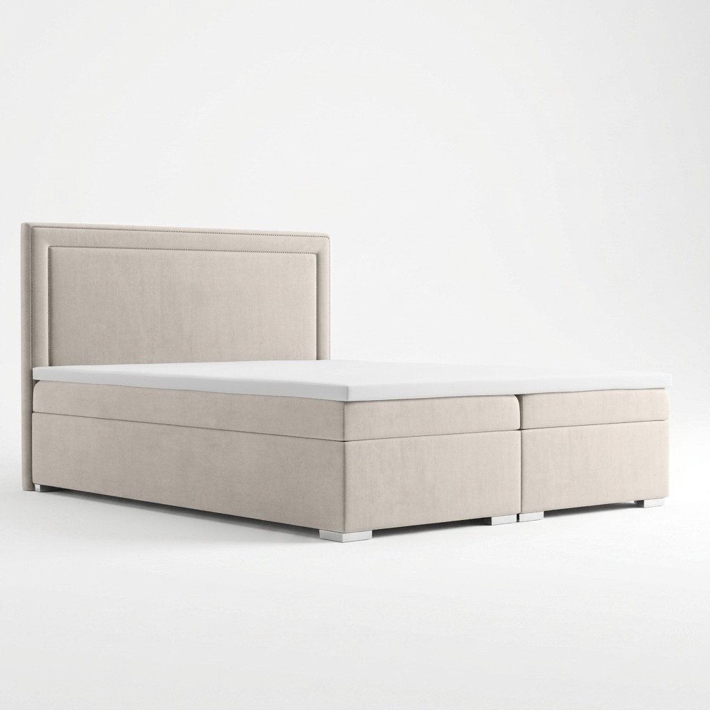Boxspring Bett Hotel Doppel Luxus Betten Polster Deko Bettkasten Funktion