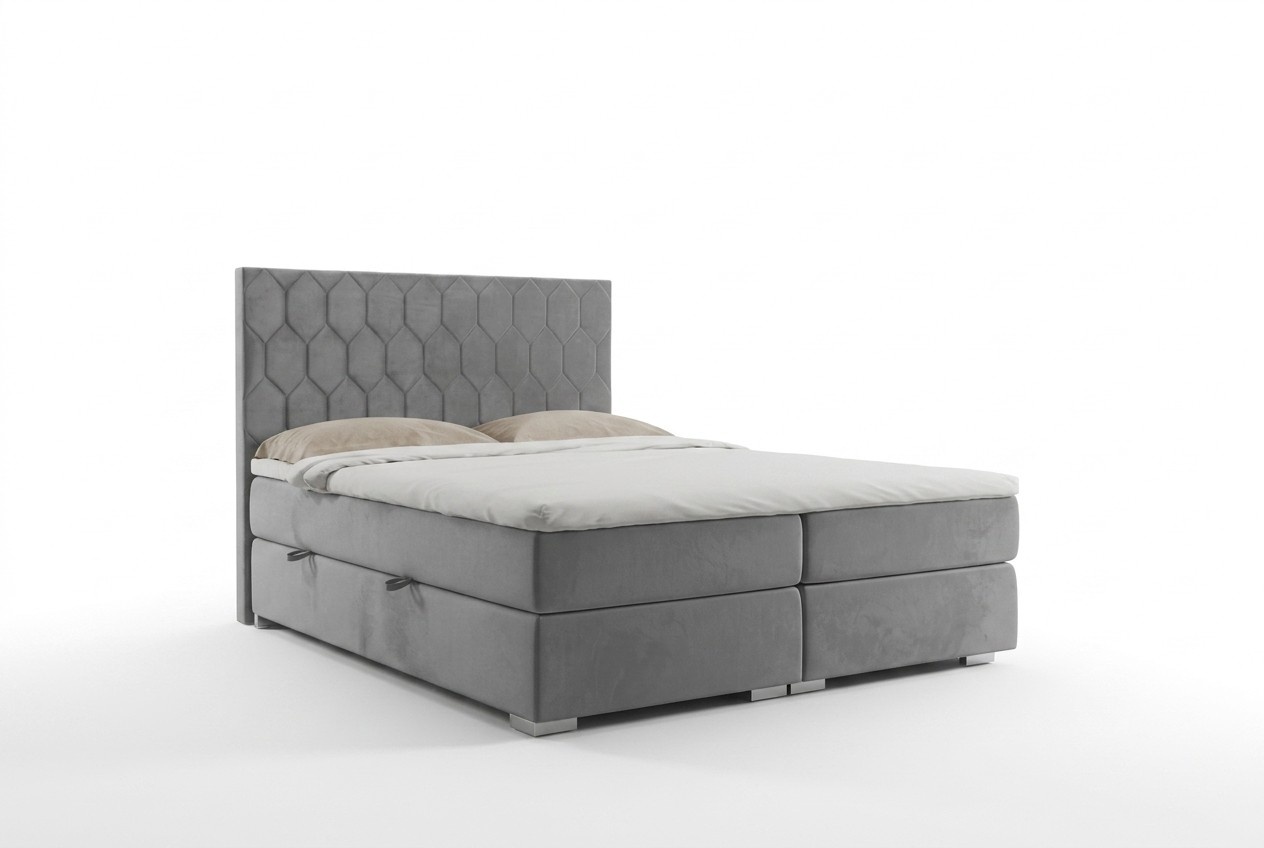 Boxspring Bett Hotel Doppel 180x200cm Luxus Betten Polster Funktion