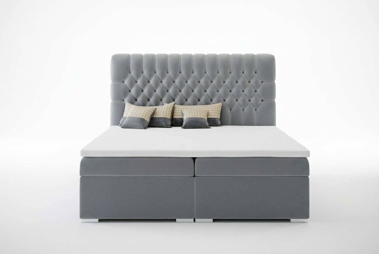 Boxspring Bett Hotel Doppel Chesterfield Luxus Betten Polster Kasten