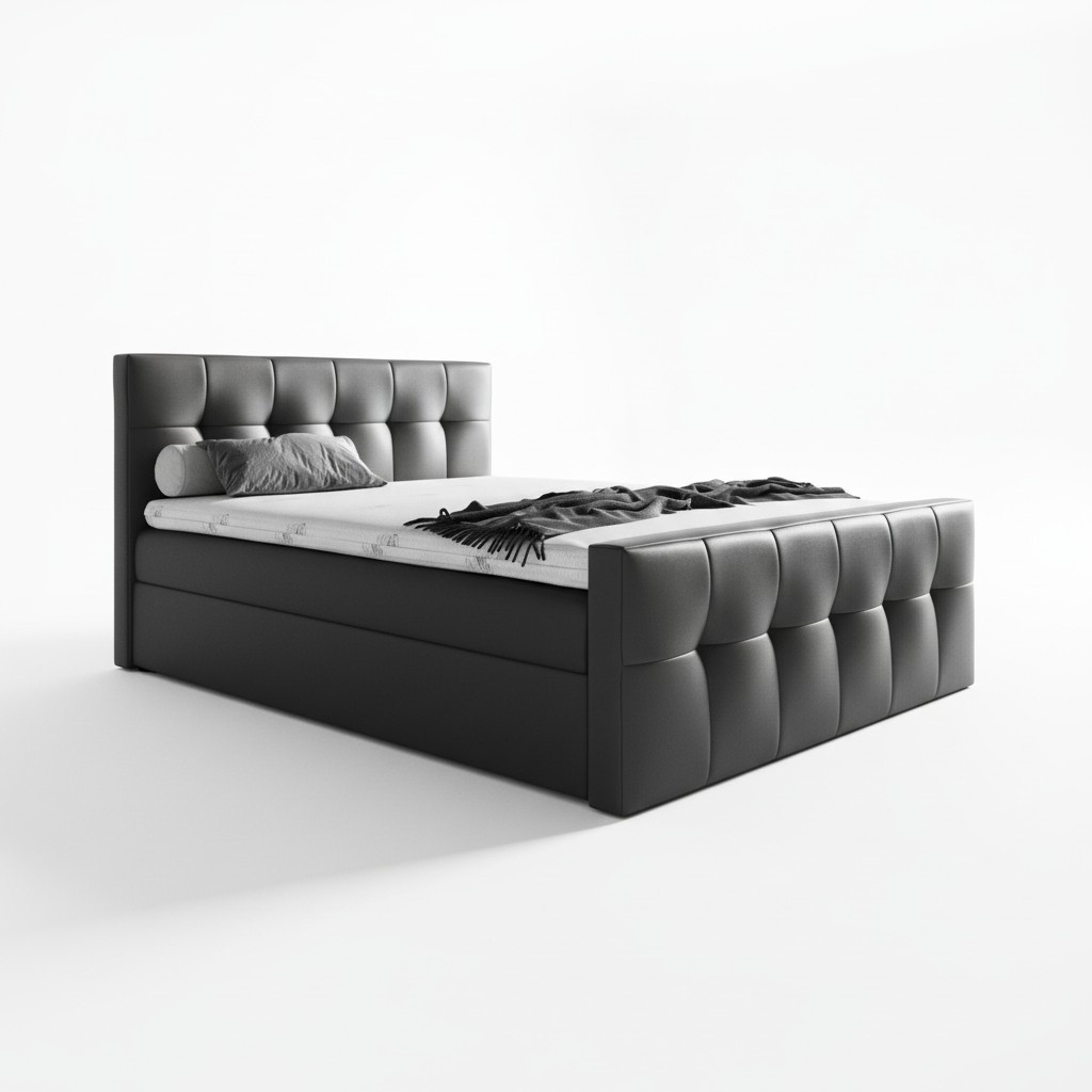 Boxspring Bett Schlafzimmer Betten 200x200 Polsterbett Design Doppel Hotel MÃ¶bel