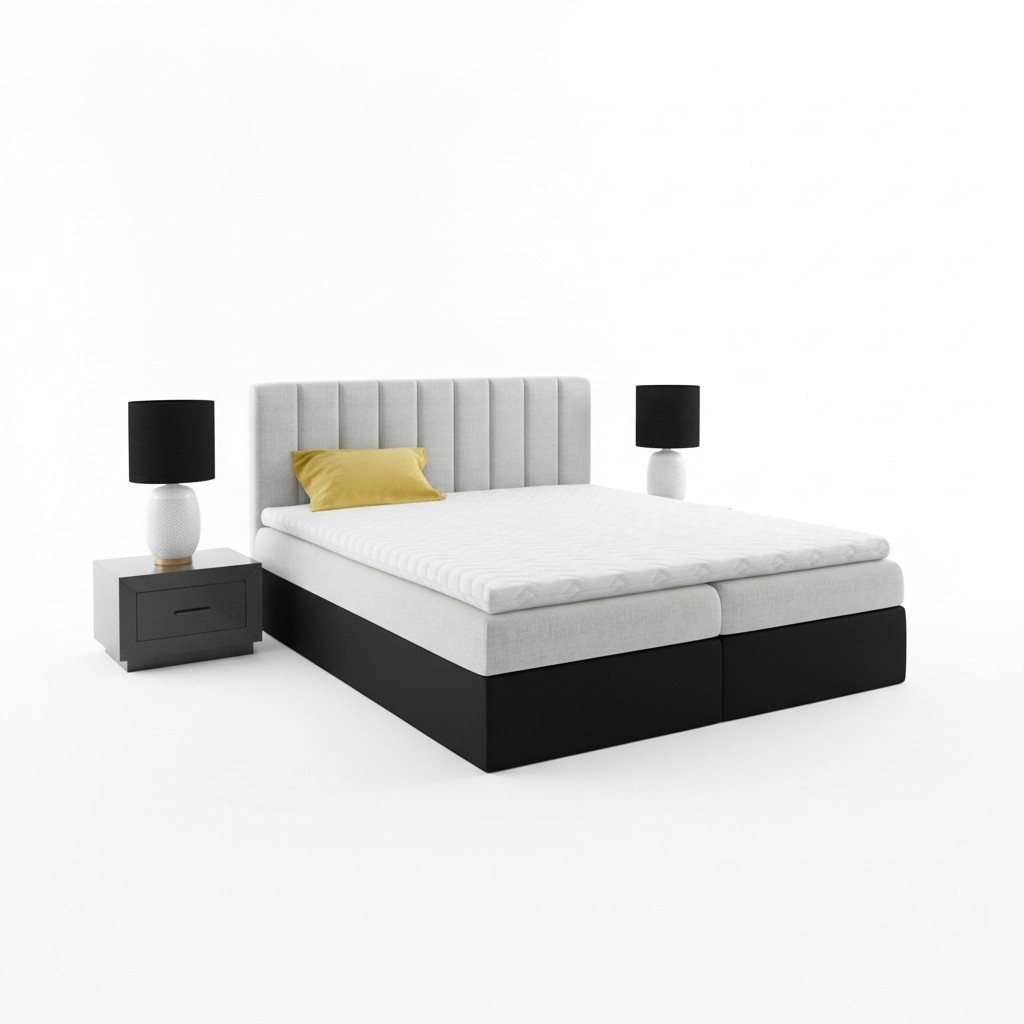 Boxspringbett Doppelbett Bett mit Bettkasten Ehebett Betten 180cm Polsterbett