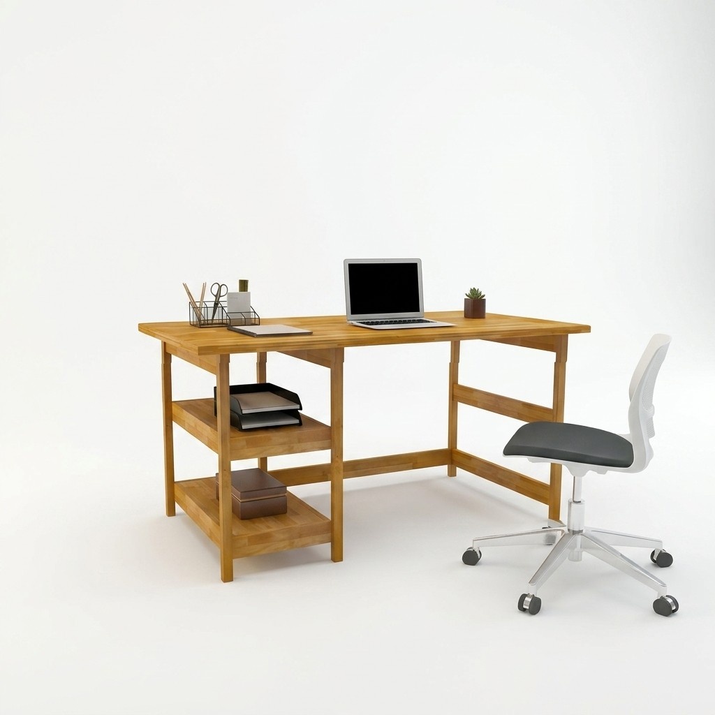 Braune BÃ¼rotische Designer Hochwertige Holztisch Moderne Schreibtische