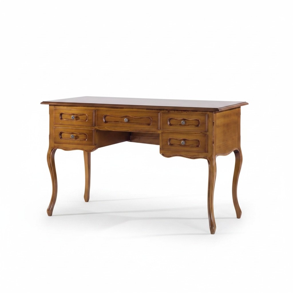 Brauner BÃ¼rotisch Luxus Arbeitszimmer MÃ¶bel Holz Schreibtisch Klassisch