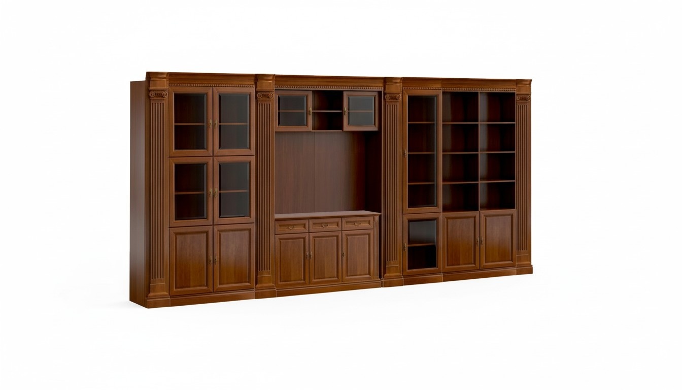 Brauner Holzschrank Designer BÃ¼roschrÃ¤nke Robuster Kleiderschrank Neu