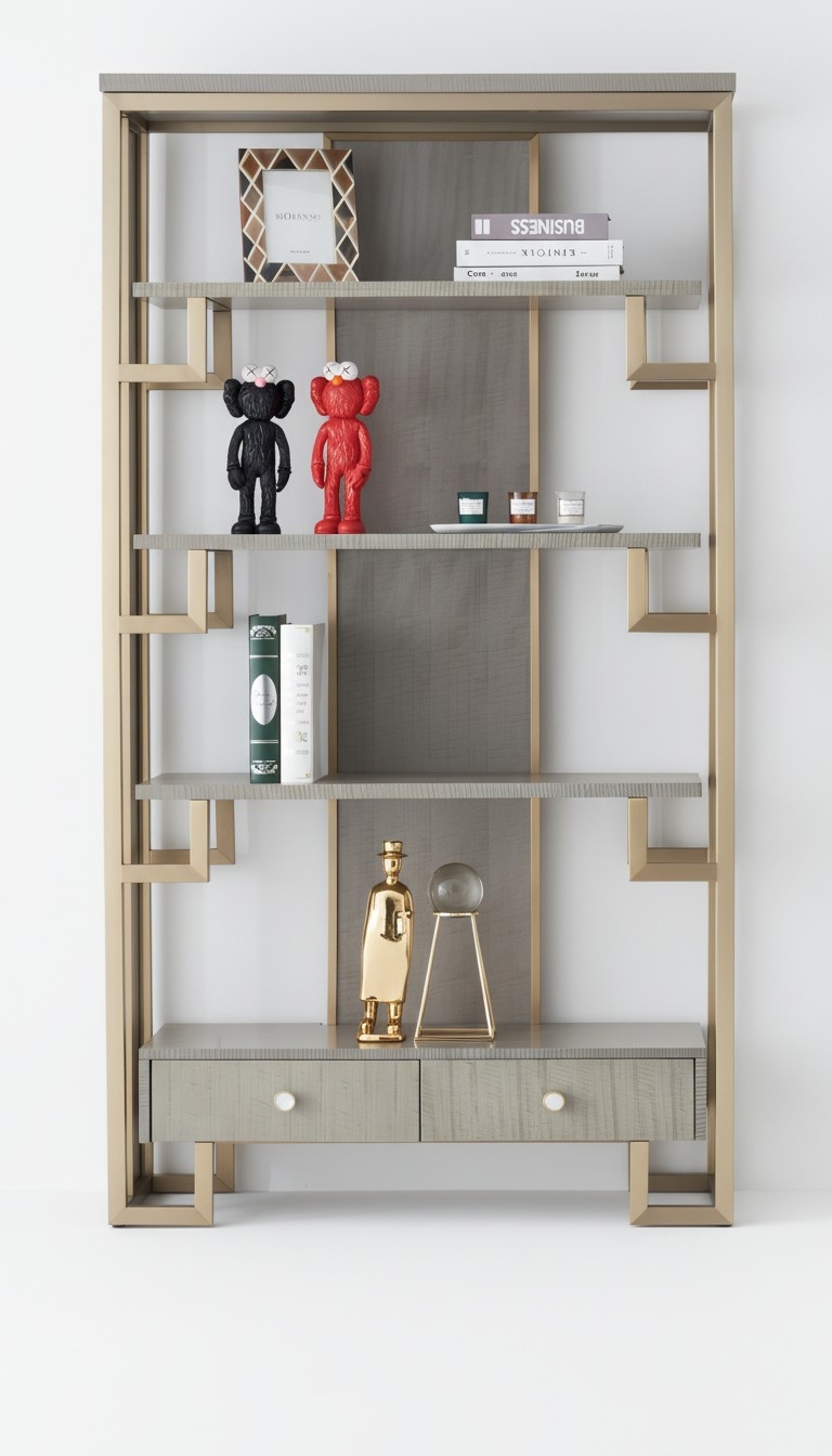 BÃ¼cherregal Edelstahl Regal BÃ¼cher Wand SchrÃ¤nke BÃ¼ro Regale Luxus