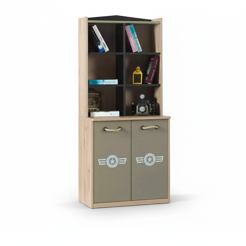 BÃ¼cherregal Schrank Kinderregal BÃ¼cherschrank KindermÃ¶bel GrÃ¼n Holz