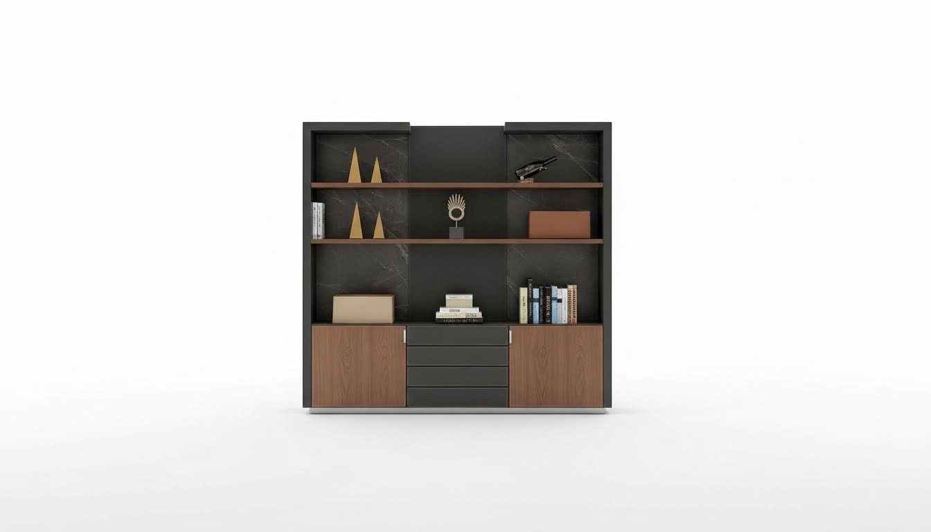 BÃ¼ro Akten Regal Schrank Holz Regale SchrÃ¤nke Office Deko BÃ¼ro Universal
