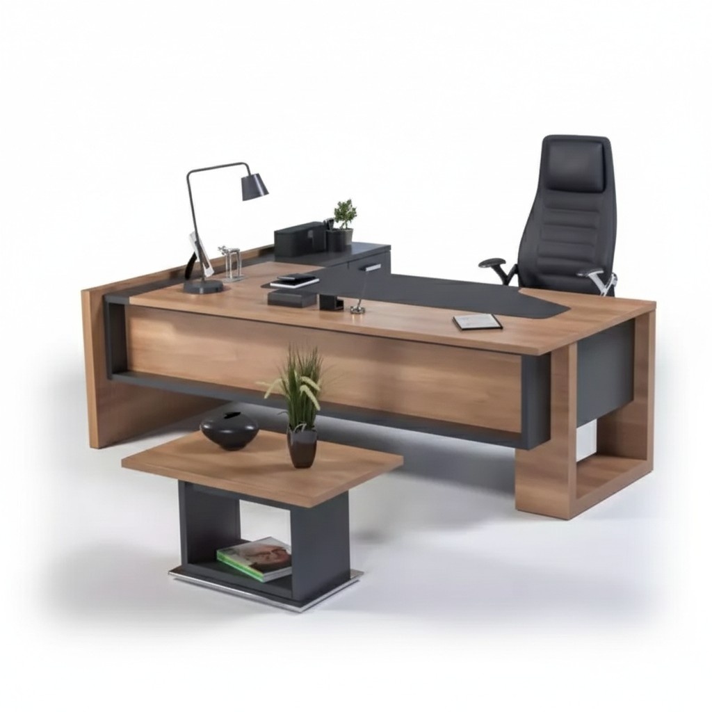 BÃ¼ro Eckschreibtisch MÃ¶bel Schreibtisch Einrichtung Holztisch Cheftisch