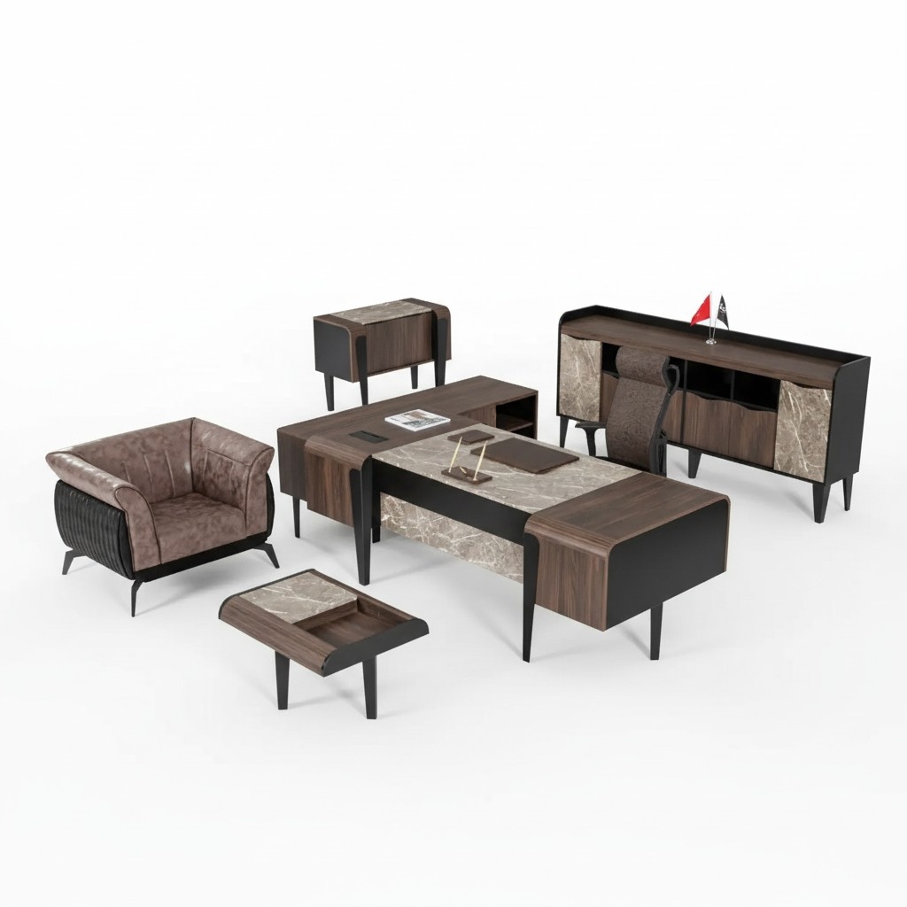 BÃ¼romÃ¶bel Luxus Schreibtisch Aktenschrank BÃ¼roschrank Neu Modernes Set