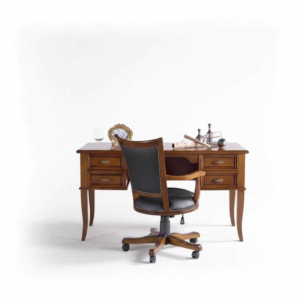 BÃ¼roset Schreibtisch Chefsessel Komplett BÃ¼ro Office Barock Rokoko 2tlg.