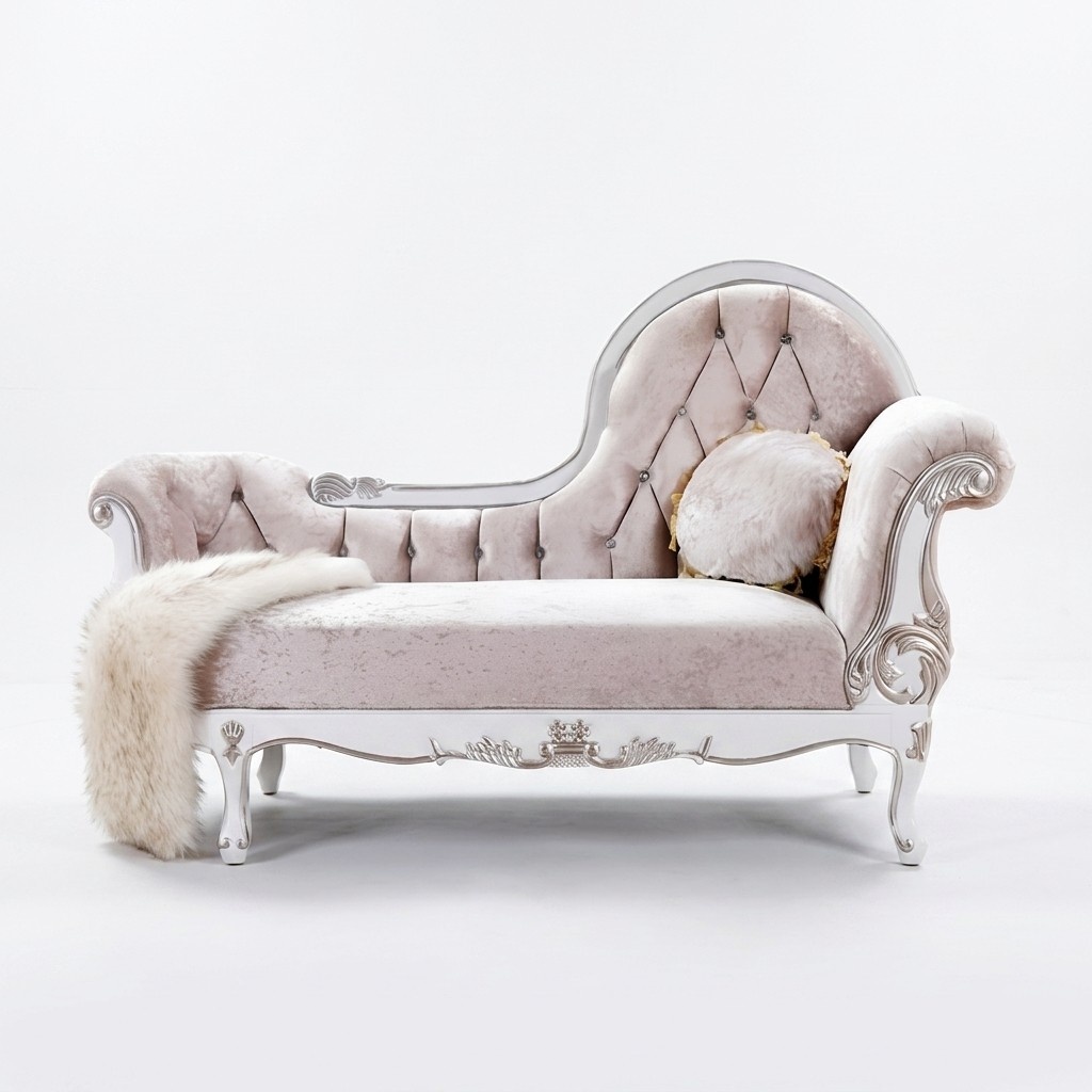 Chaiselongue Chesterfield RÃ©camiÃ¨re antik stil Edle Chaise Longue Sofa