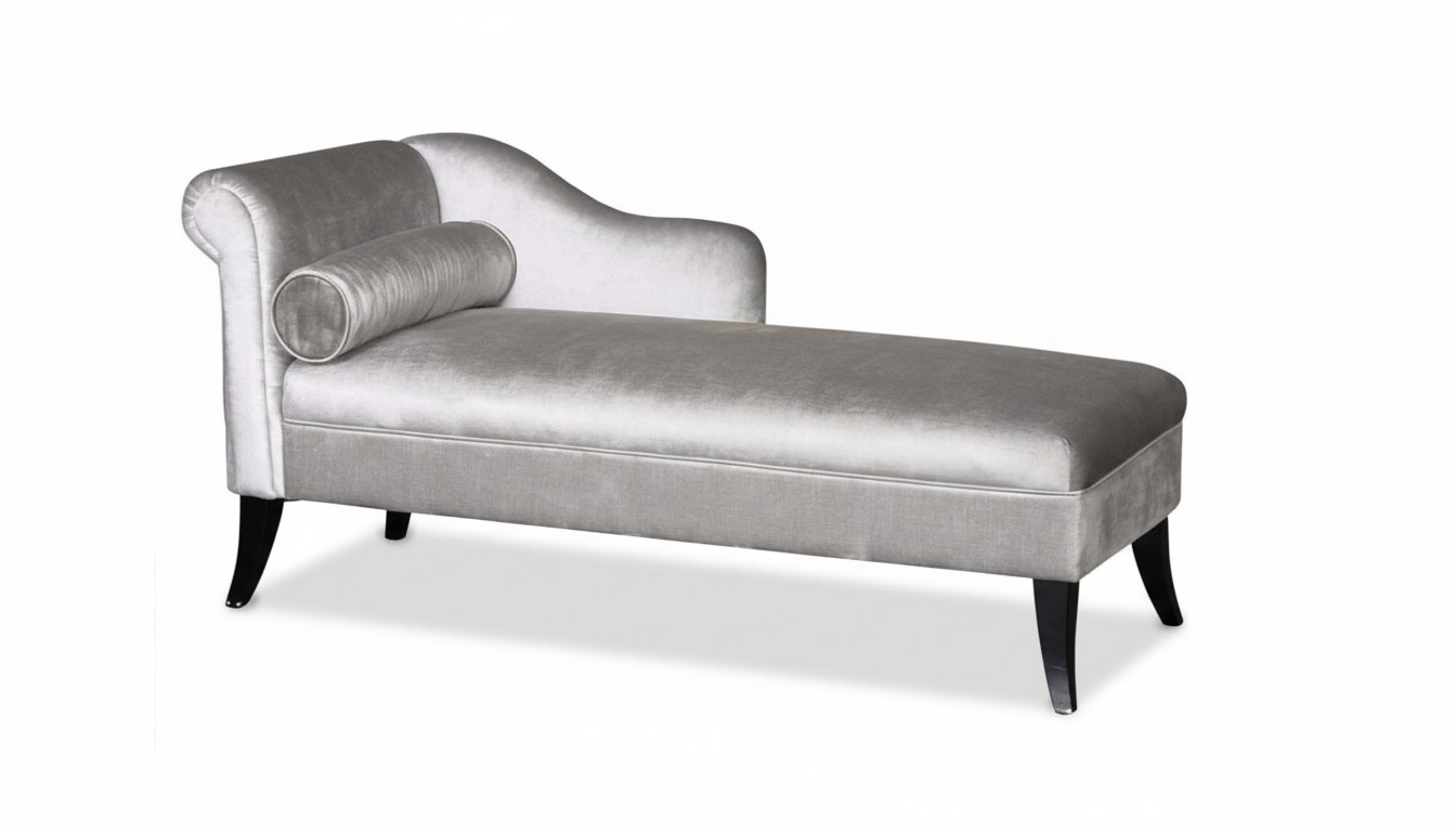 Chaiselongue Kreative MÃ¶bel Neu Wohnzimmer Modern Design Sofa Stoff Silber