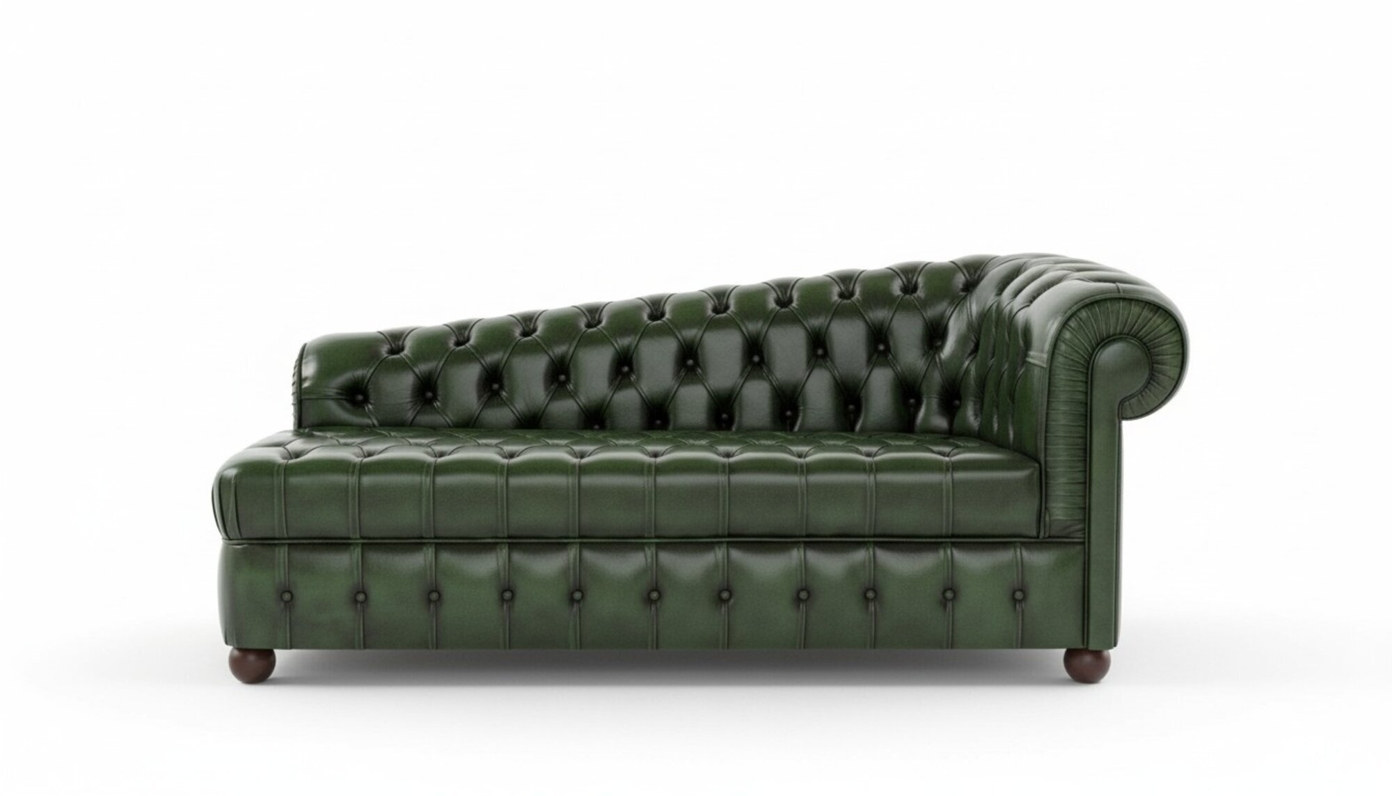 Chaiselongues Chesterfield Sofa GrÃ¼n Couch Liege Ottomane