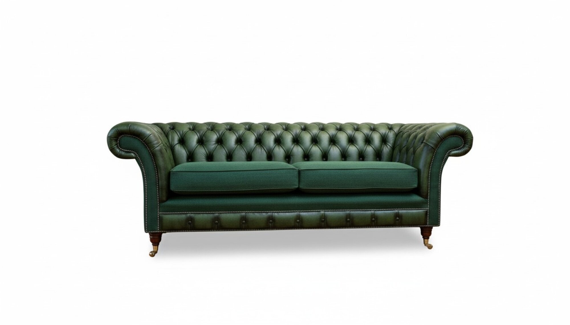 Chesterfield 3Sitzer Leder GrÃ¼n Modern Design Sofa Neu Kreative MÃ¶bel