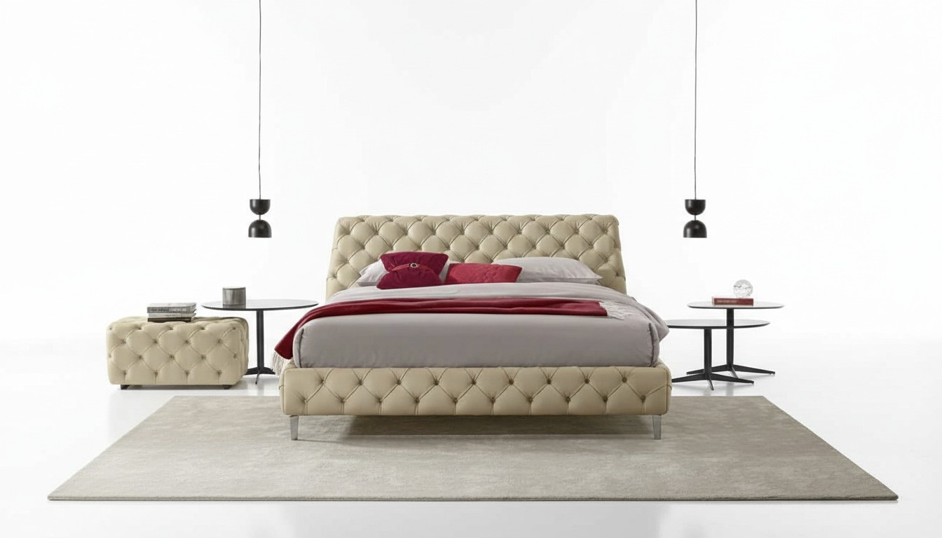 Chesterfield Bett Luxus Betten Holz Bettrahmen MÃ¶bel Design Modern Bettgestelle