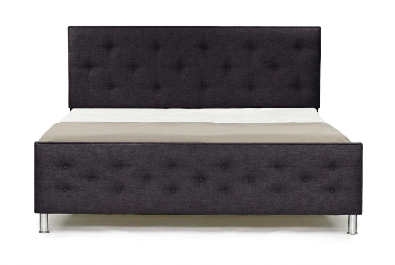 Bett Schwarz Polsterbett Doppelbett Big XXL Designer Luxus Bett Chesterfield
