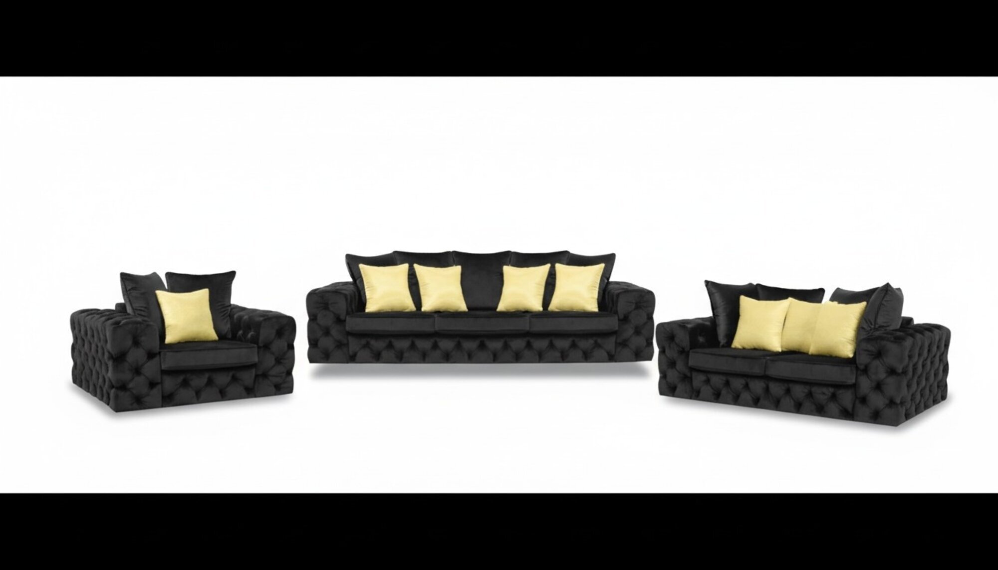 Chesterfield Design Wohnzimmer Sofagarnitur MÃ¶bel Couch 321 Sitzer