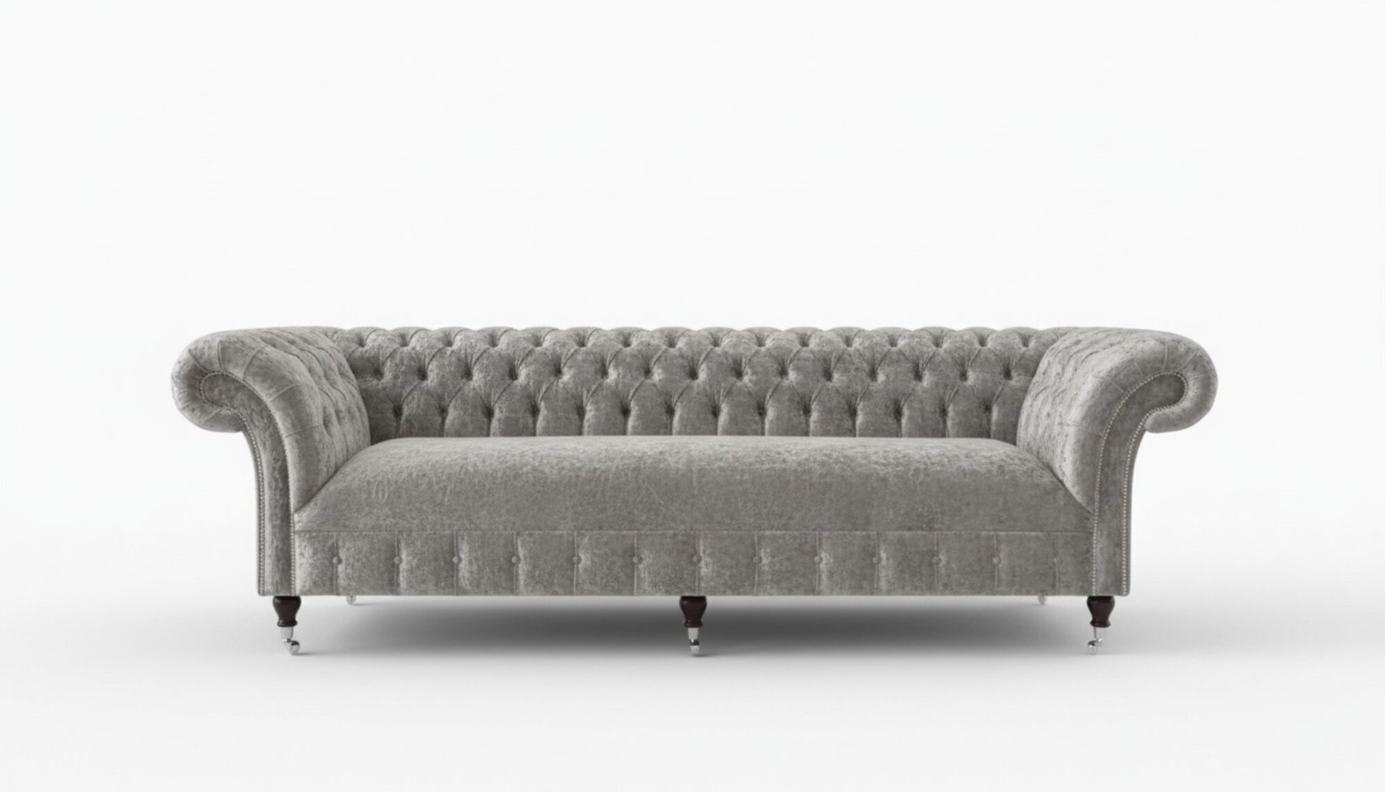 Chesterfield Designer Couch 4 Sitz Sofa Polster Textil Leder Garnitur 2016-49
