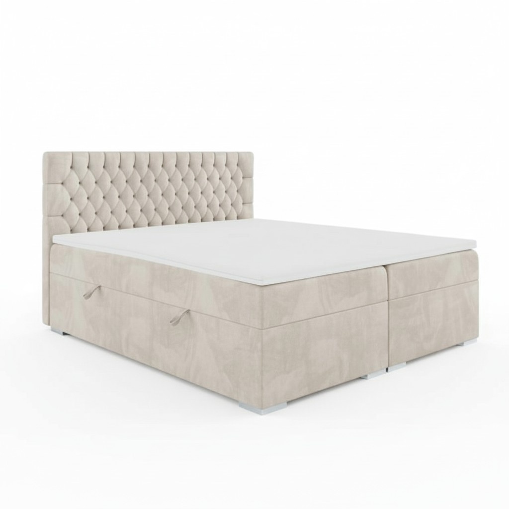 Chesterfield Doppelbett Schlafzimmer Luxus Bett Modern MÃ¶bel Boxspringbett