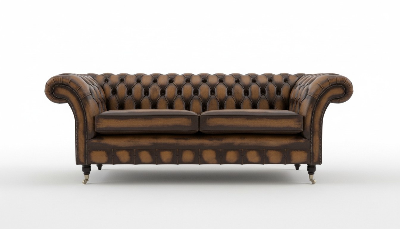 Chesterfield Klassische Leder Polster Luxus Sofa Design Couch Sofas