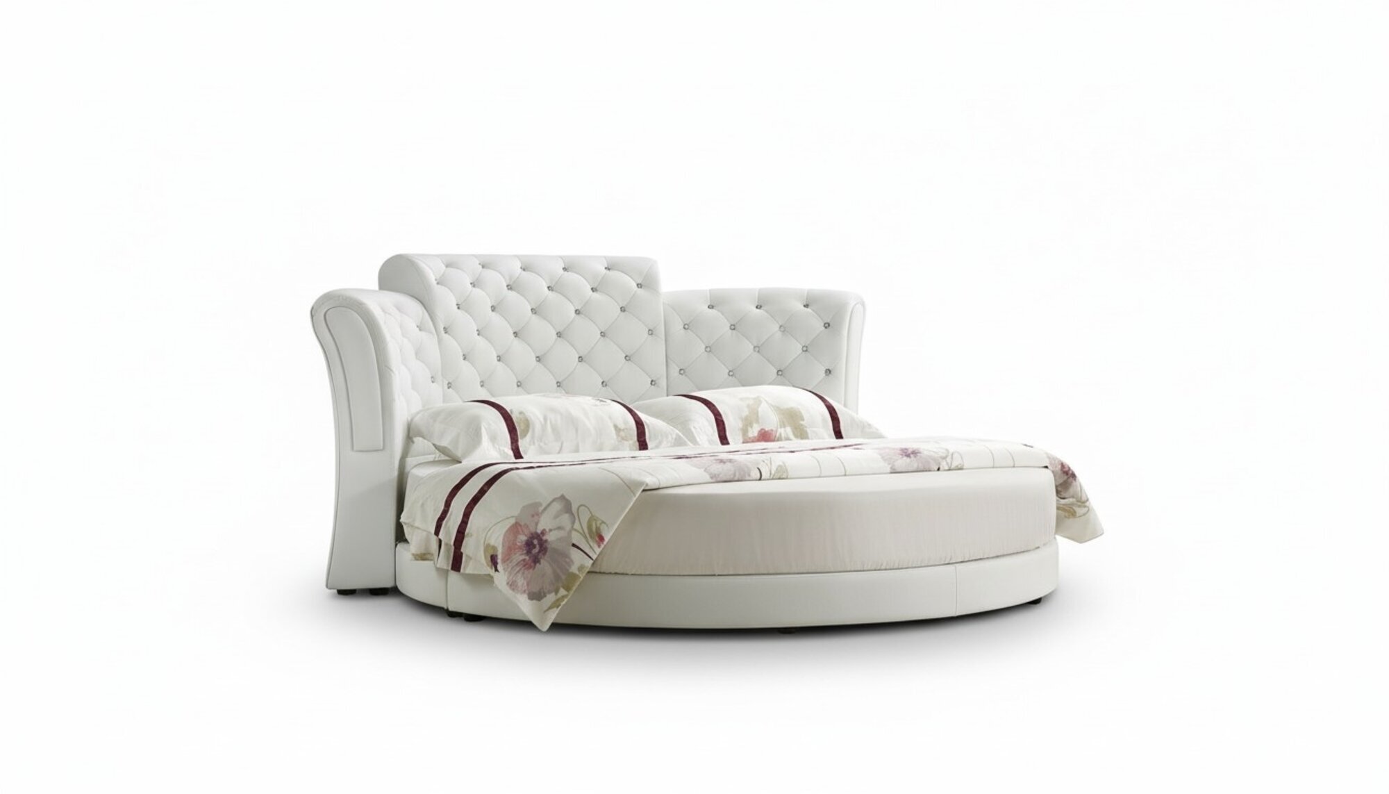 Chesterfield Rund Bett MÃ¶bel Polster Betten Schlafzimmer MÃ¶bel Lederbett Hotel