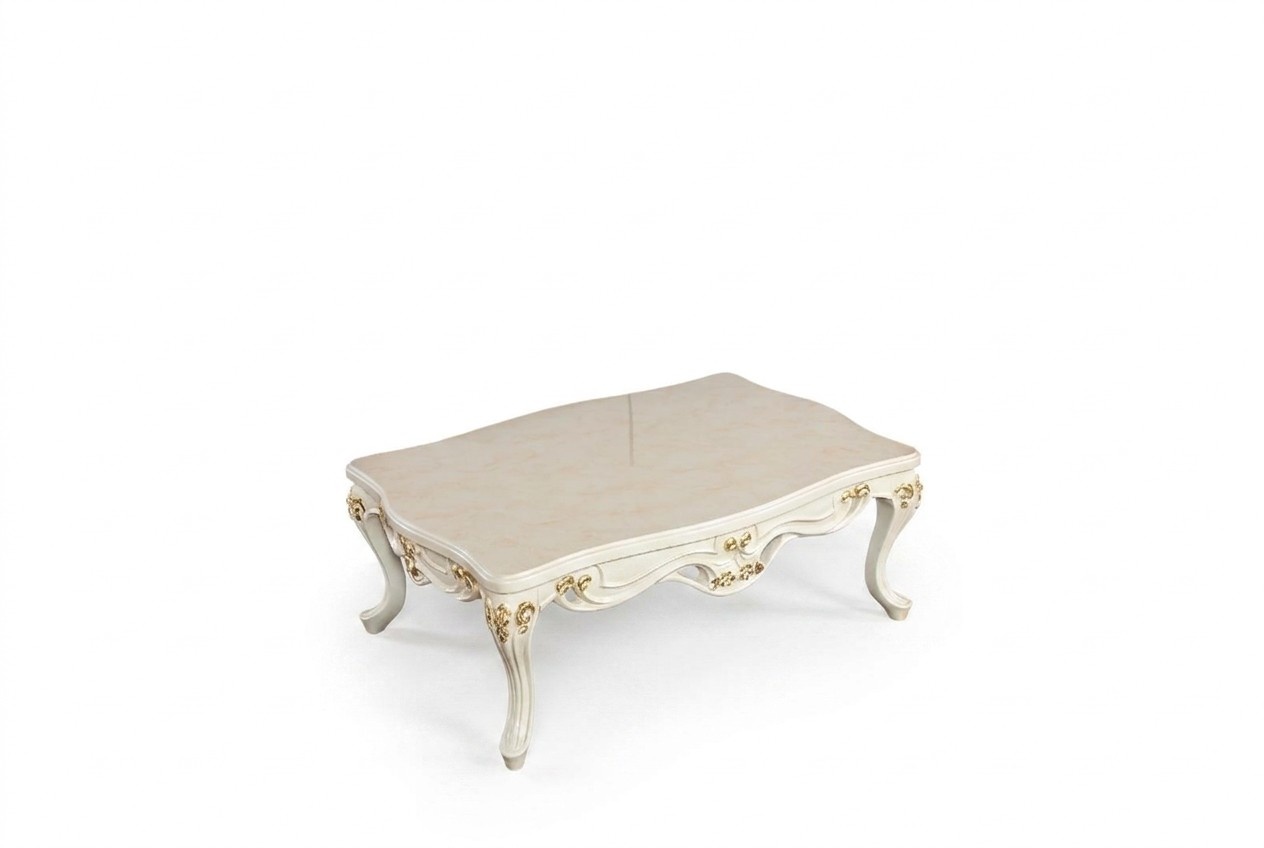 Klassischer Barock aus Holz - Klassische MÃ¶bel Wohnzimmer Tische Couchtisch