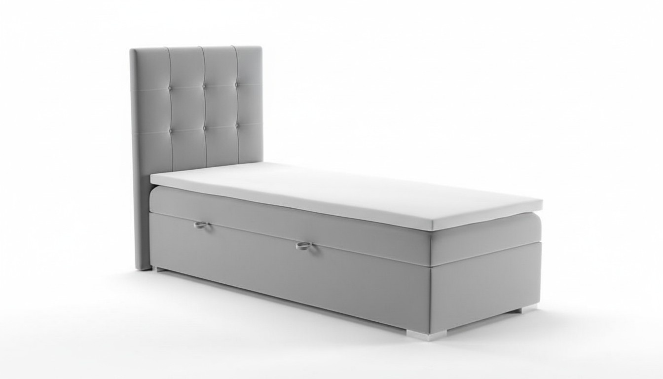 Luxus Boxspring Bett Hotel Betten Polster Bettkasten Funktion 90x200cm