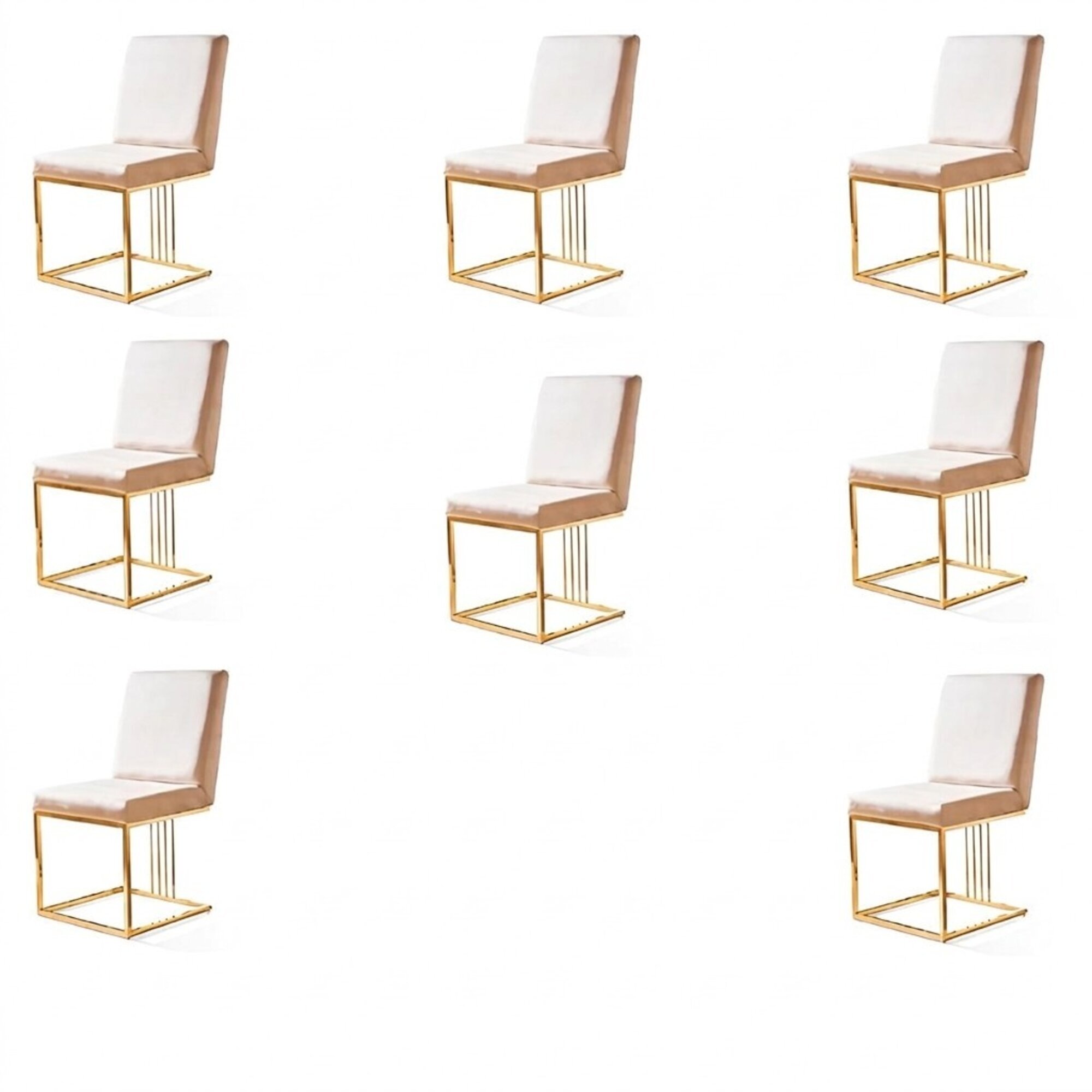 Design 8 StÃ¼hle Gruppe Set Polster Gastro Neu Esszimmer Stuhl Garnitur