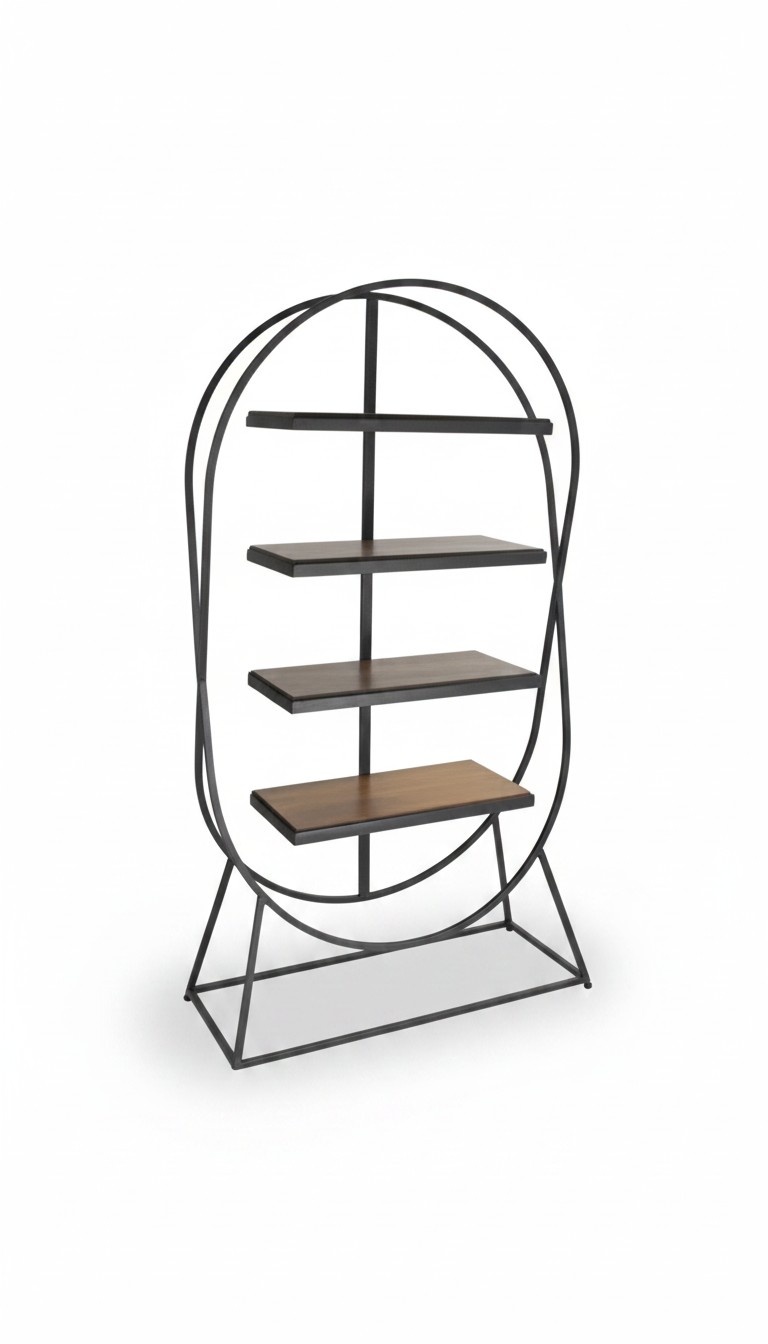 Design BÃ¼cherregal modernes Holzregal Standregal Aktenregal BÃ¼roregal neu