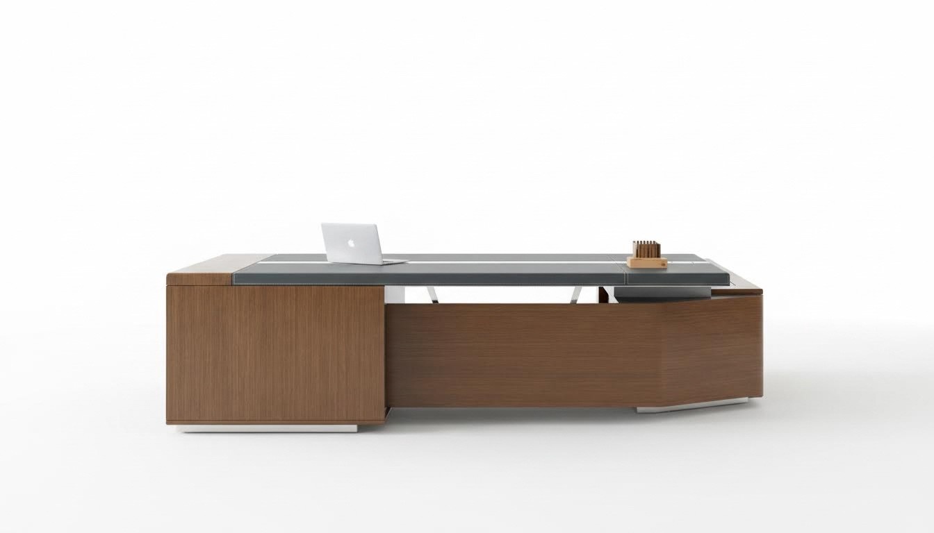 Design BÃ¼ro Tisch Schreibtisch Sessel Einrichtung Ecktisch mit Stuhl 2tlg. Neu