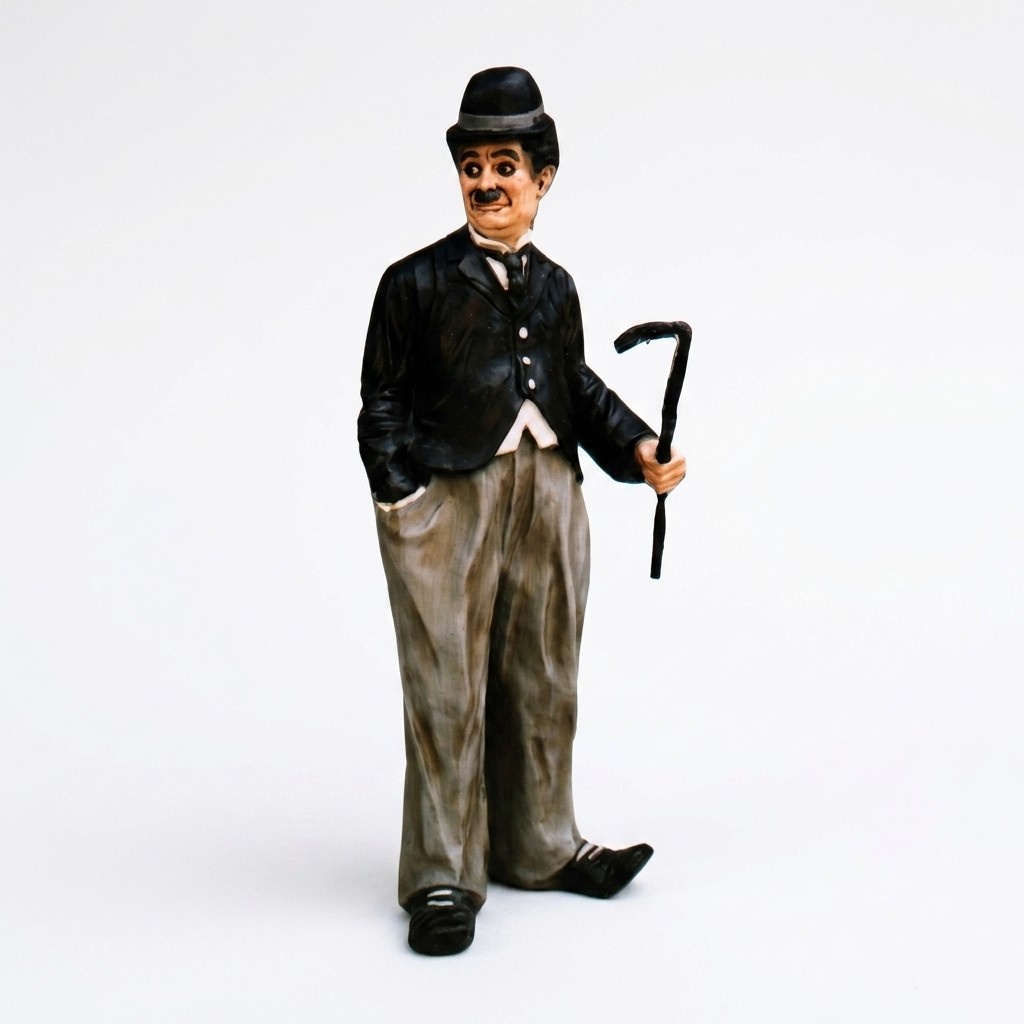 Design Chaplin Figur Statue Skulptur Figuren Skulpturen Dekoration