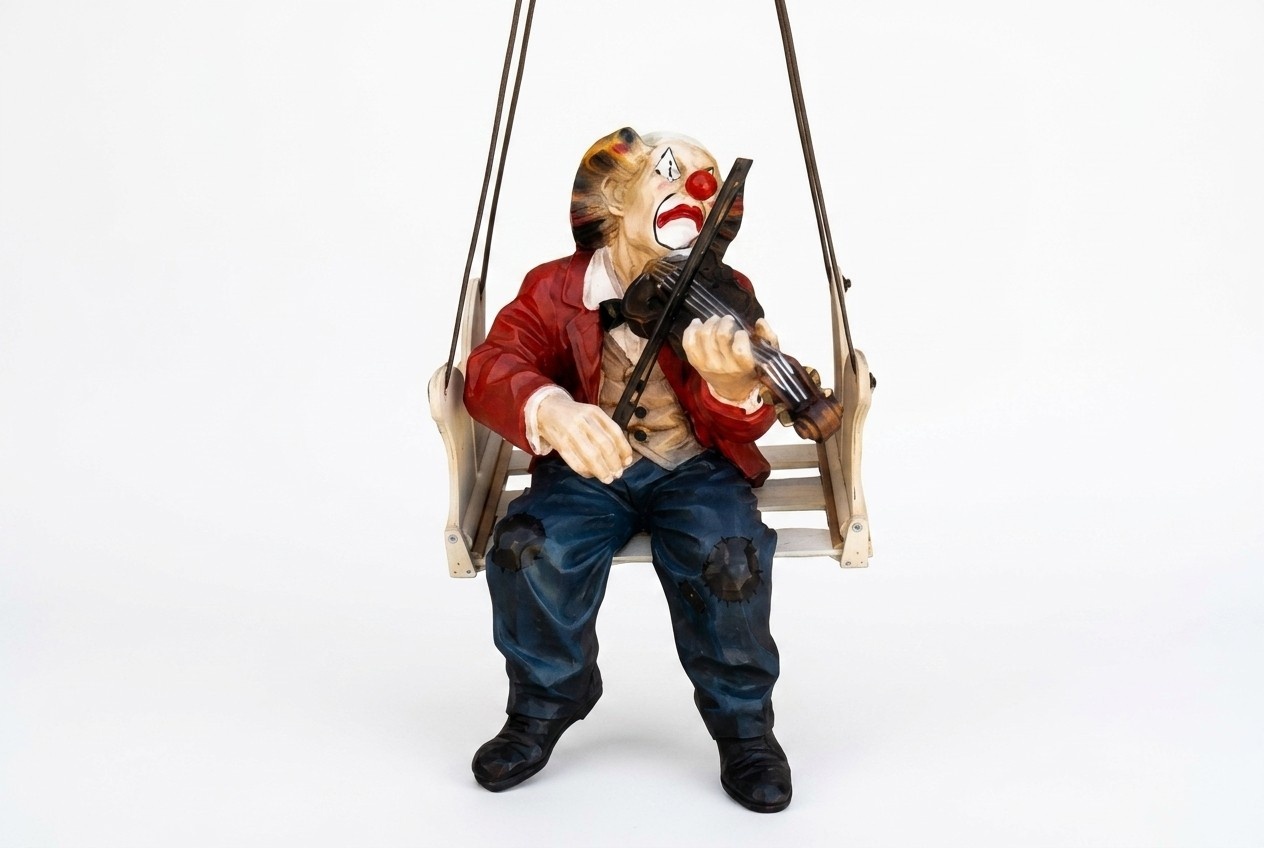 Design Clown Figur Statue Skulptur Karikatur Figuren Skulpturen Dekoration