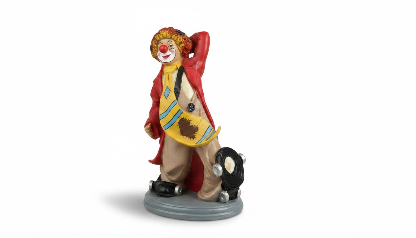 Design Clown Popow Figur Figur Statue Skulptur Figuren Skulpturen