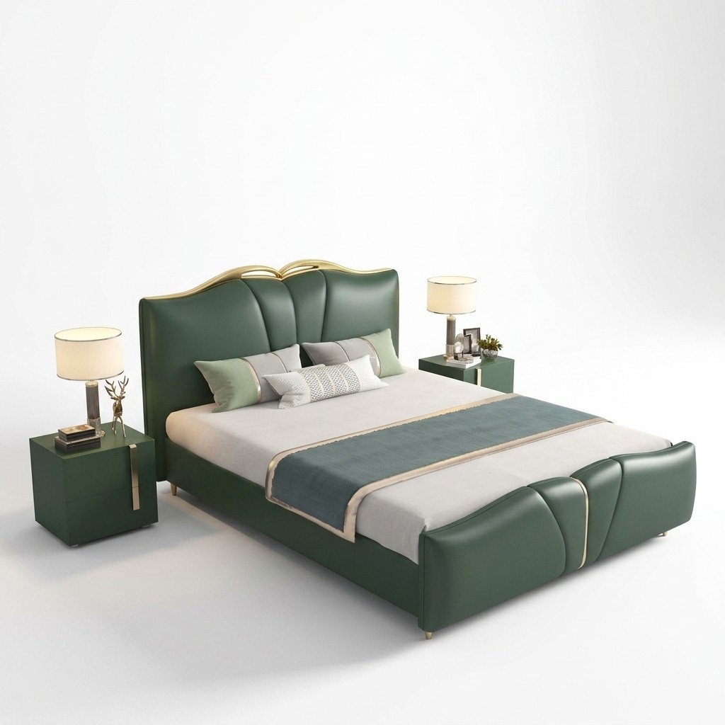 Design Doppelbett Bett Schlafzimmer MÃ¶bel 3tlg Set Betten Komplett Nachttische