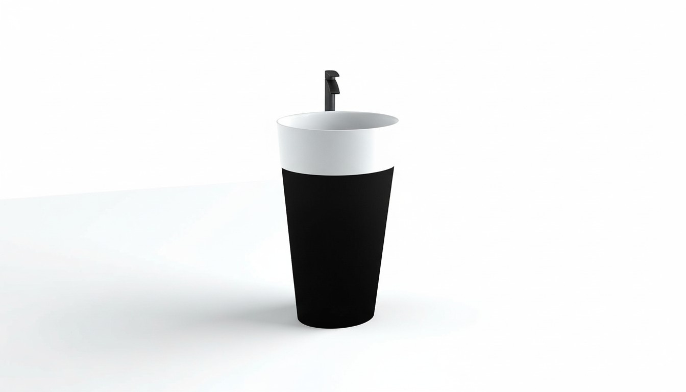 Design Freistehender Waschtisch Acryl Waschschale Mit SÃ¤ule