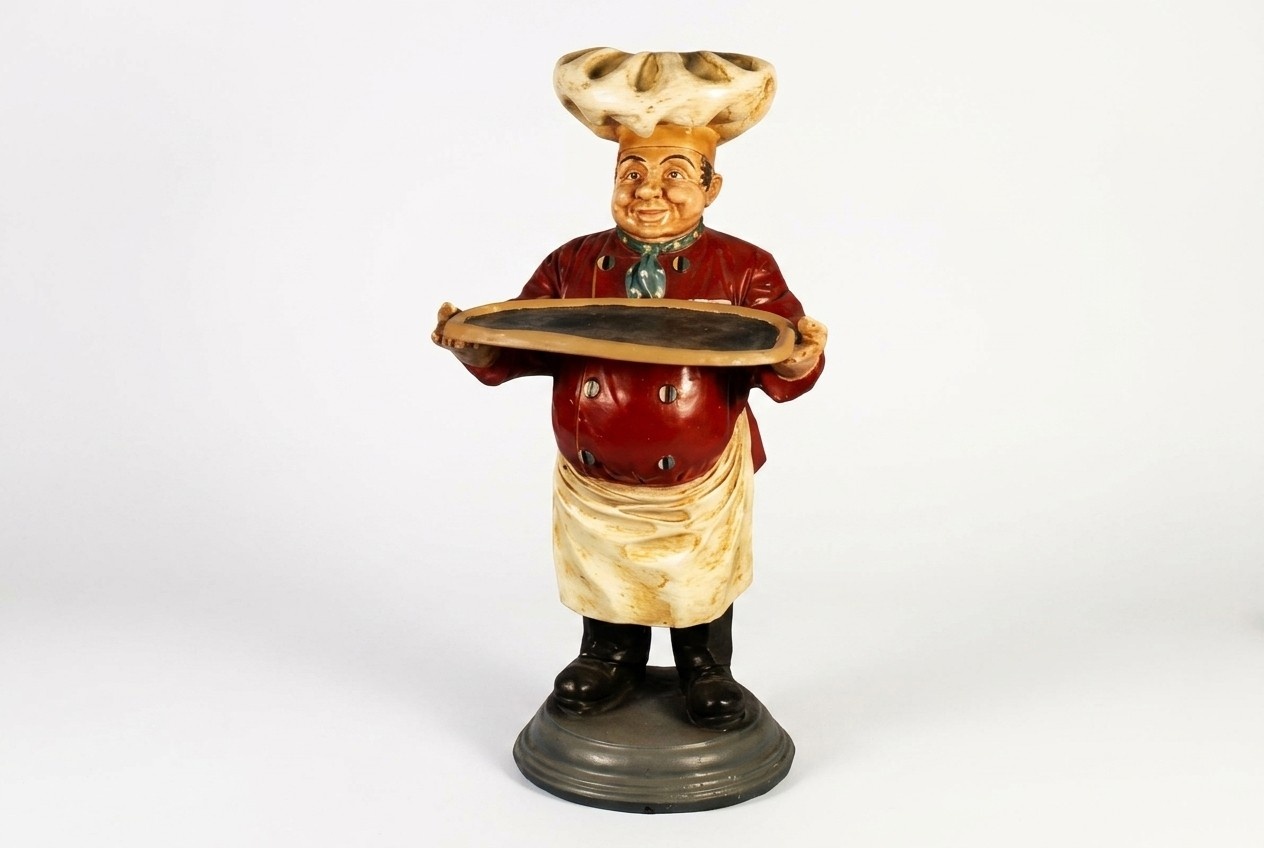 Design Koch Figur Statue Skulptur Figuren Skulpturen Dekoration Deko