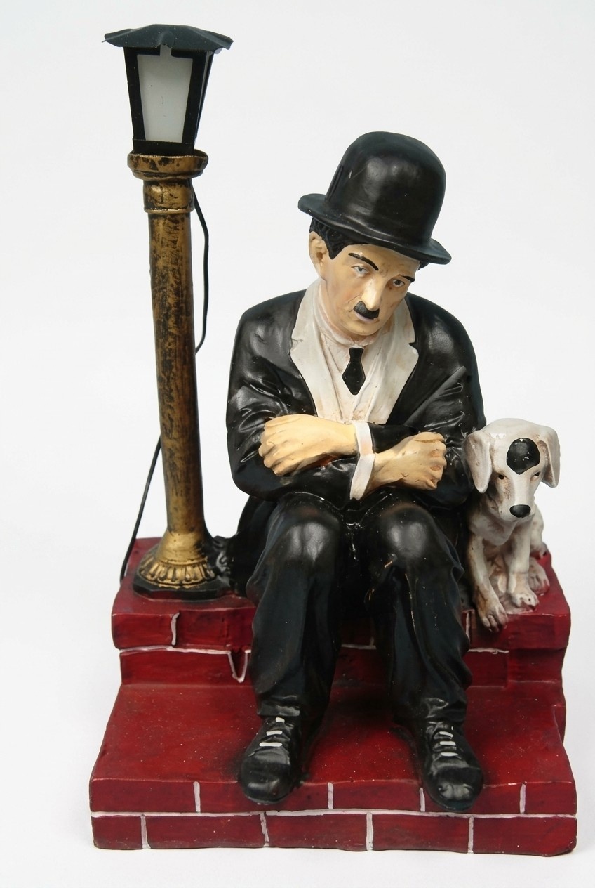Design Laurel Hardy Figur Statue Skulptur Figuren Skulpturen Deko Statuen