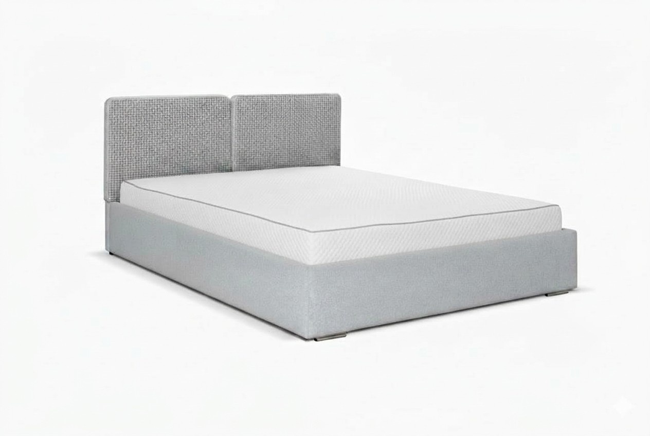 Design Leder Bett Hotel Betten Schlafzimmer Samt Polster 160x200